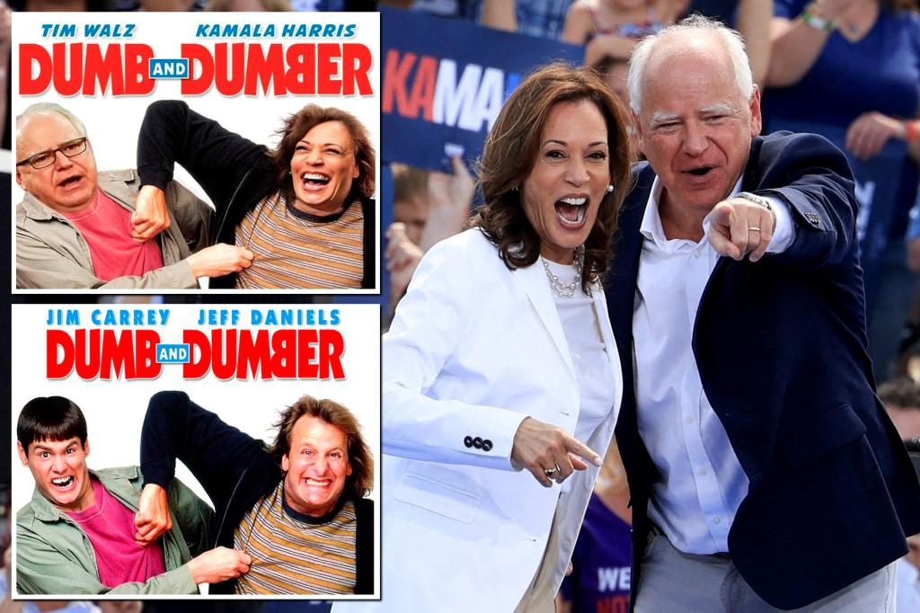 Meta brings back meme showing Harris and Walz as 'Dumb and Dumber' – after Facebook ban